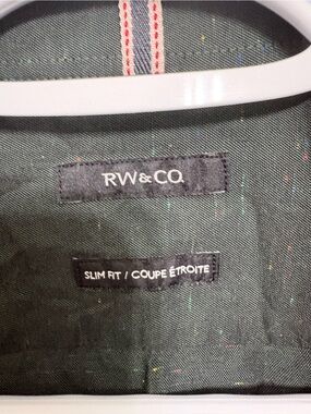 RW&CO. Dark Green Speckled Dress Shirt